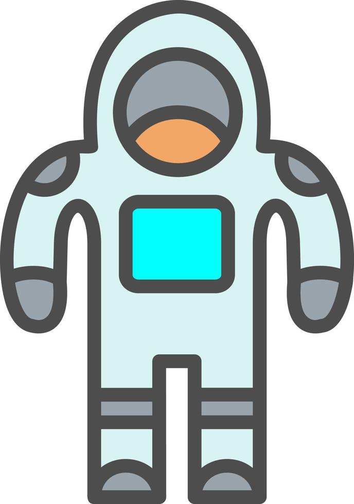 astronaut pak vector icoon