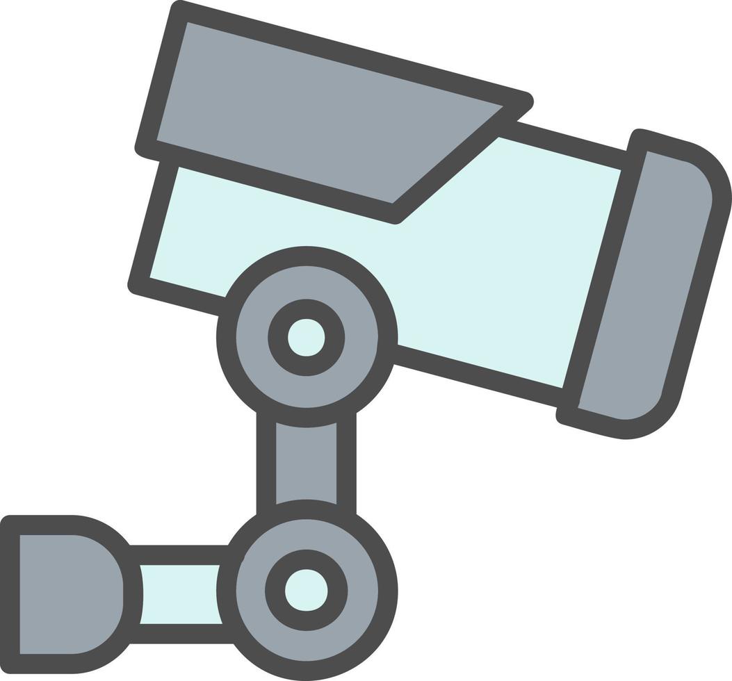 cctv camera vector pictogram