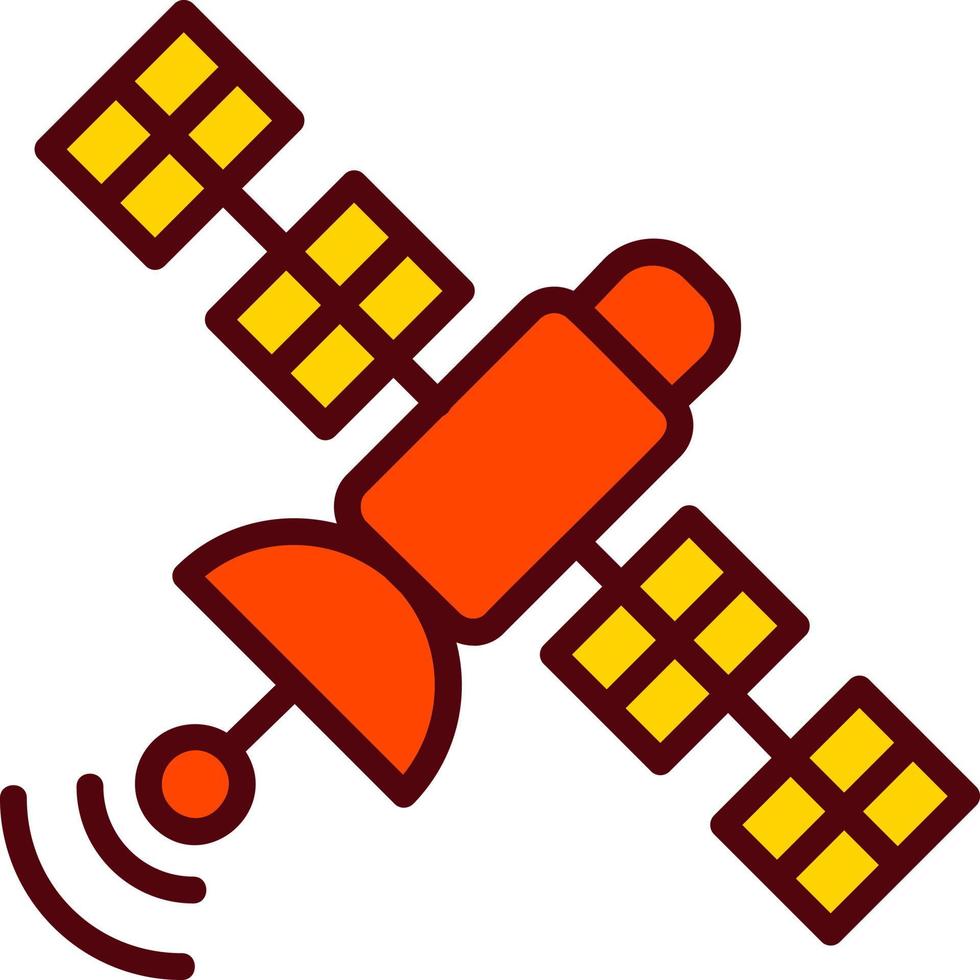 satelliet vector pictogram