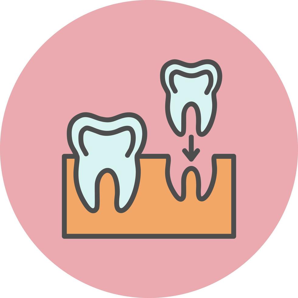 implantaten vector icoon