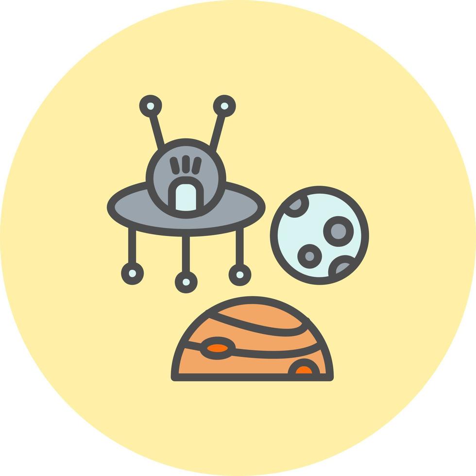 ufo vector icoon