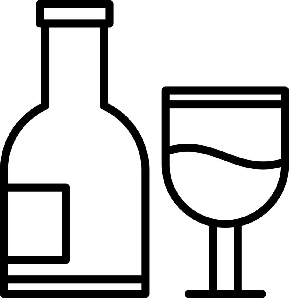 alcoholisch drinken vector icoon ontwerp