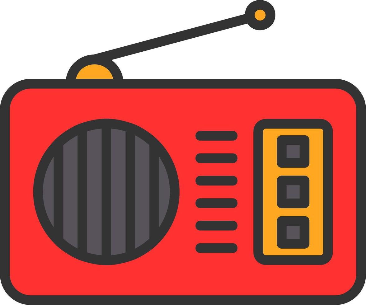 radio vector icoon ontwerp