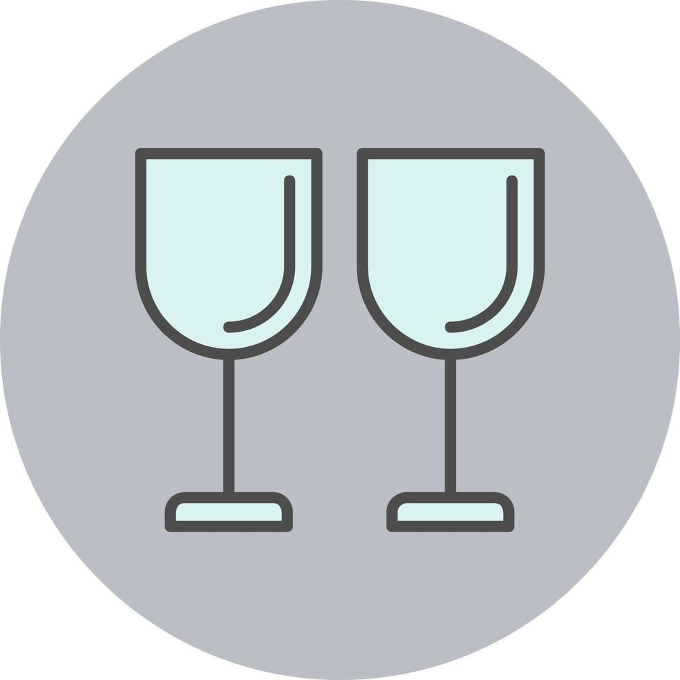 wijnglas vector icon