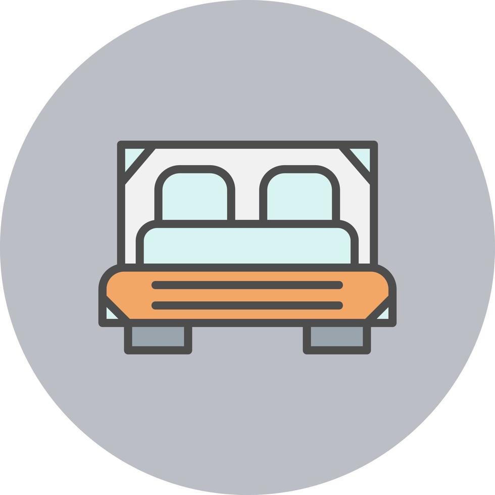 bed vector icoon