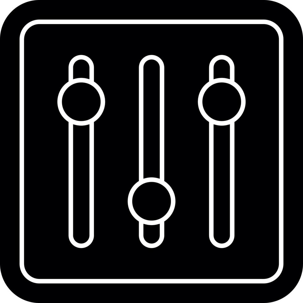 equalizer controleur vector icoon ontwerp