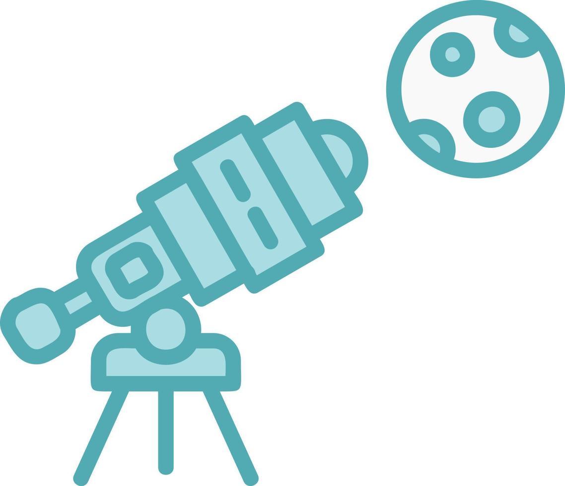 telescoop vector pictogram