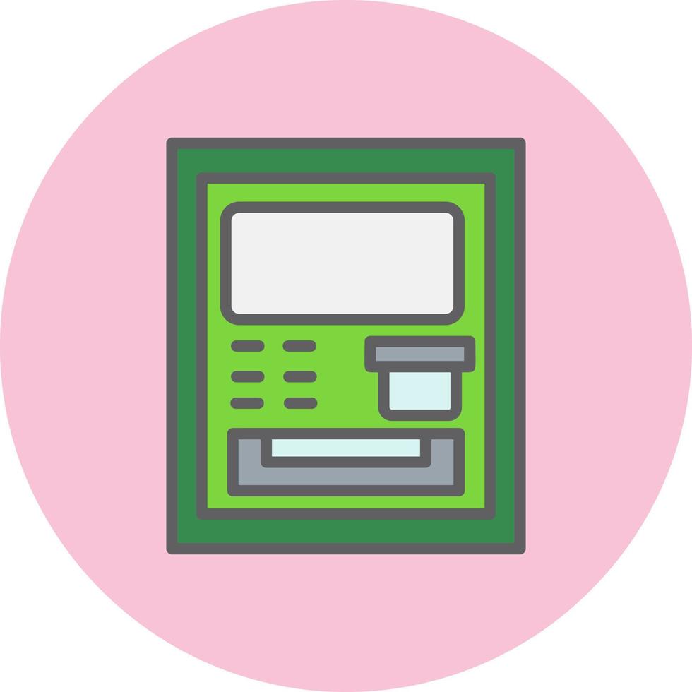 Geldautomaat vector icoon