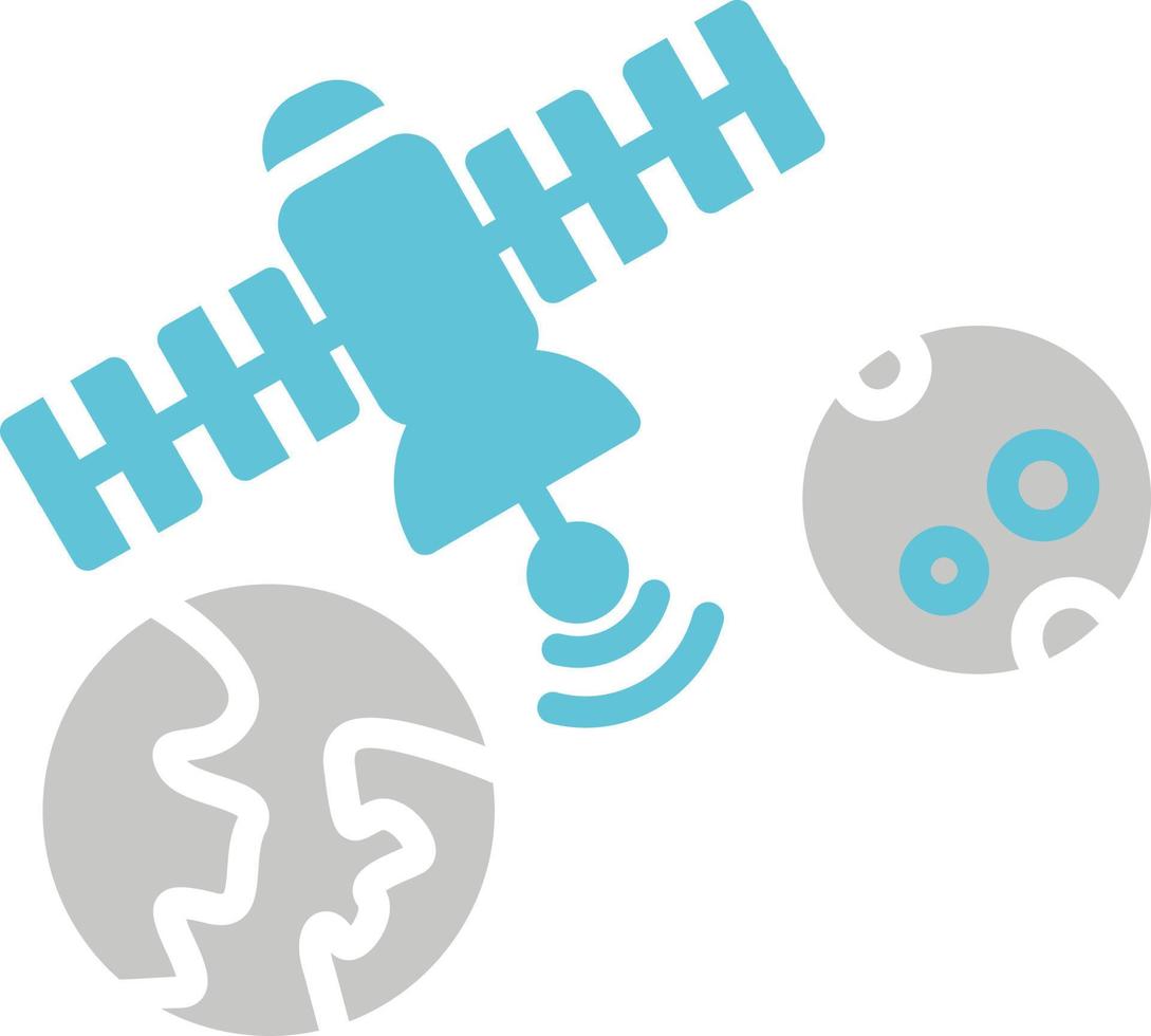 satelliet vector pictogram