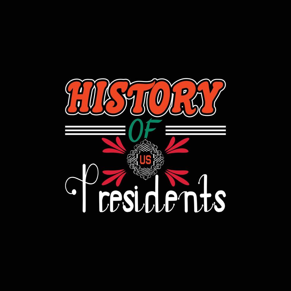 gelukkig presidenten dag t-shirt ontwerp vector