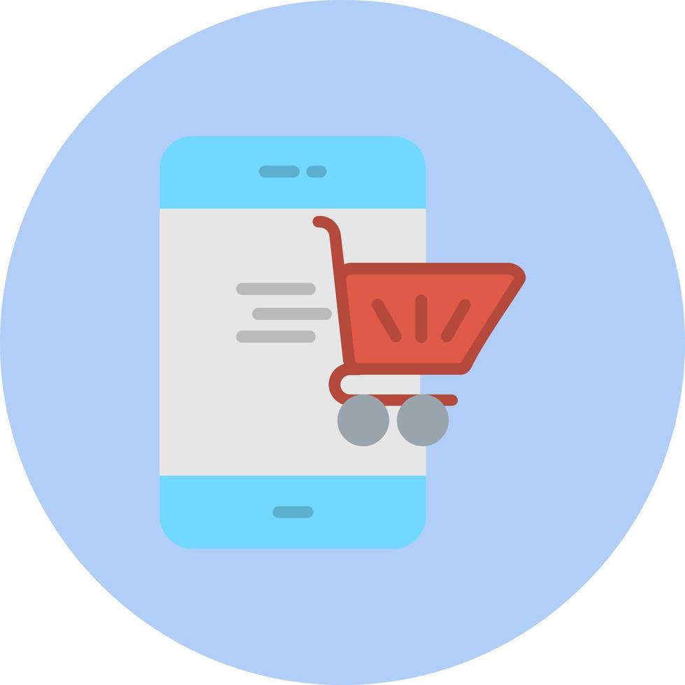 online winkelen vector icoon
