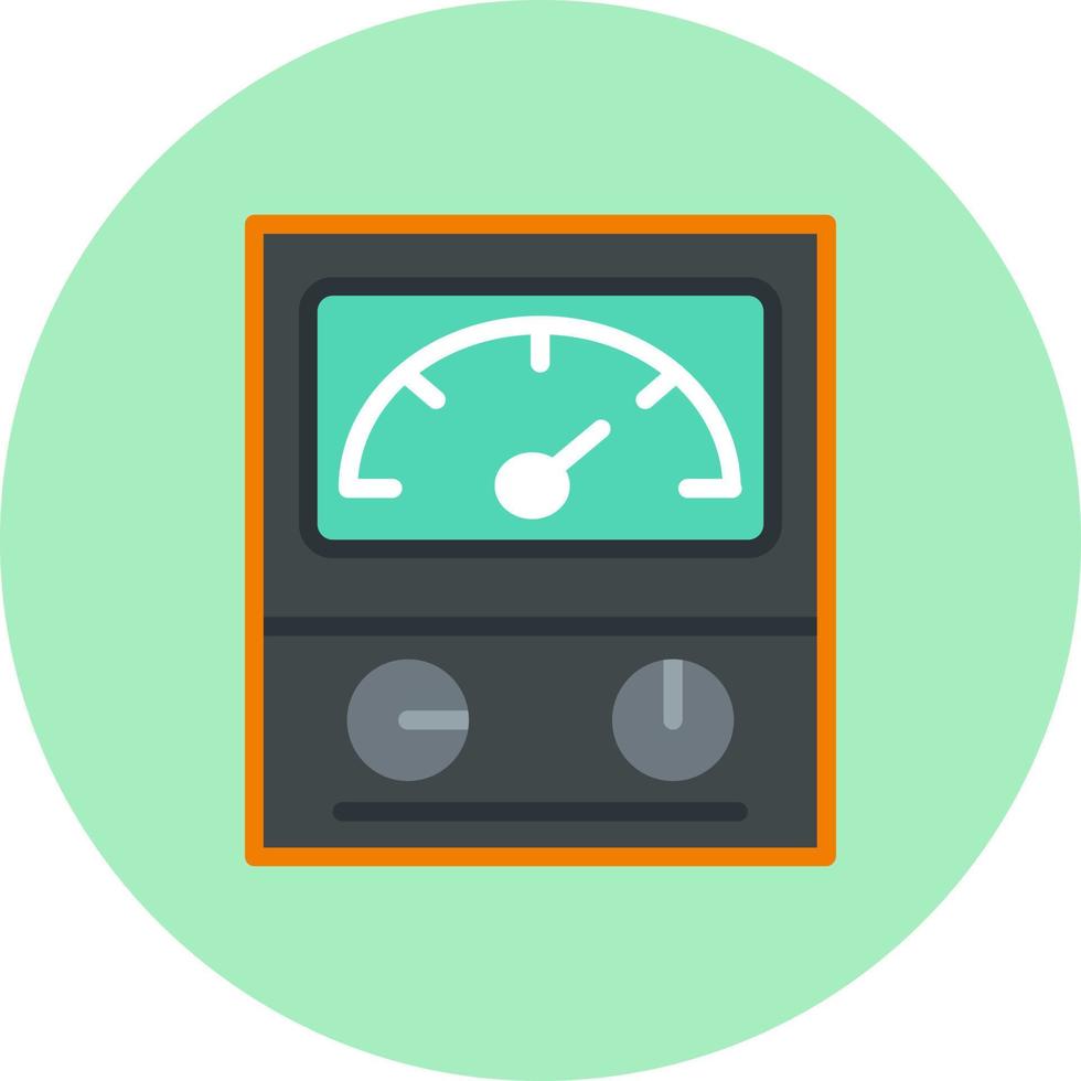 ampèremeter vector pictogram