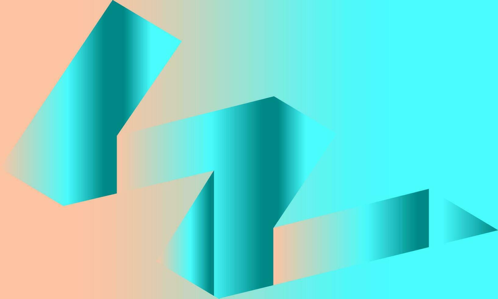 helling abstract blauw achtergrond brief w vormen vector
