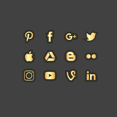 Vector Social Media icon set