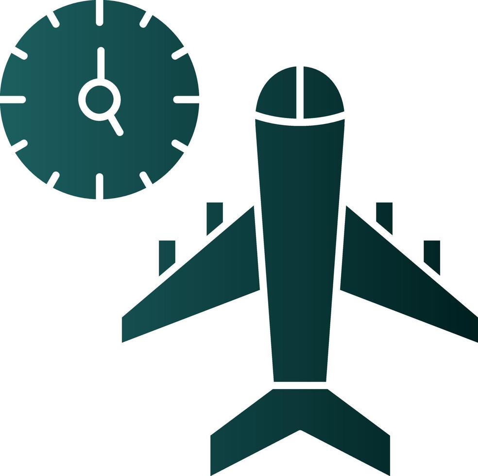 vlucht tijdstippen vector icoon ontwerp