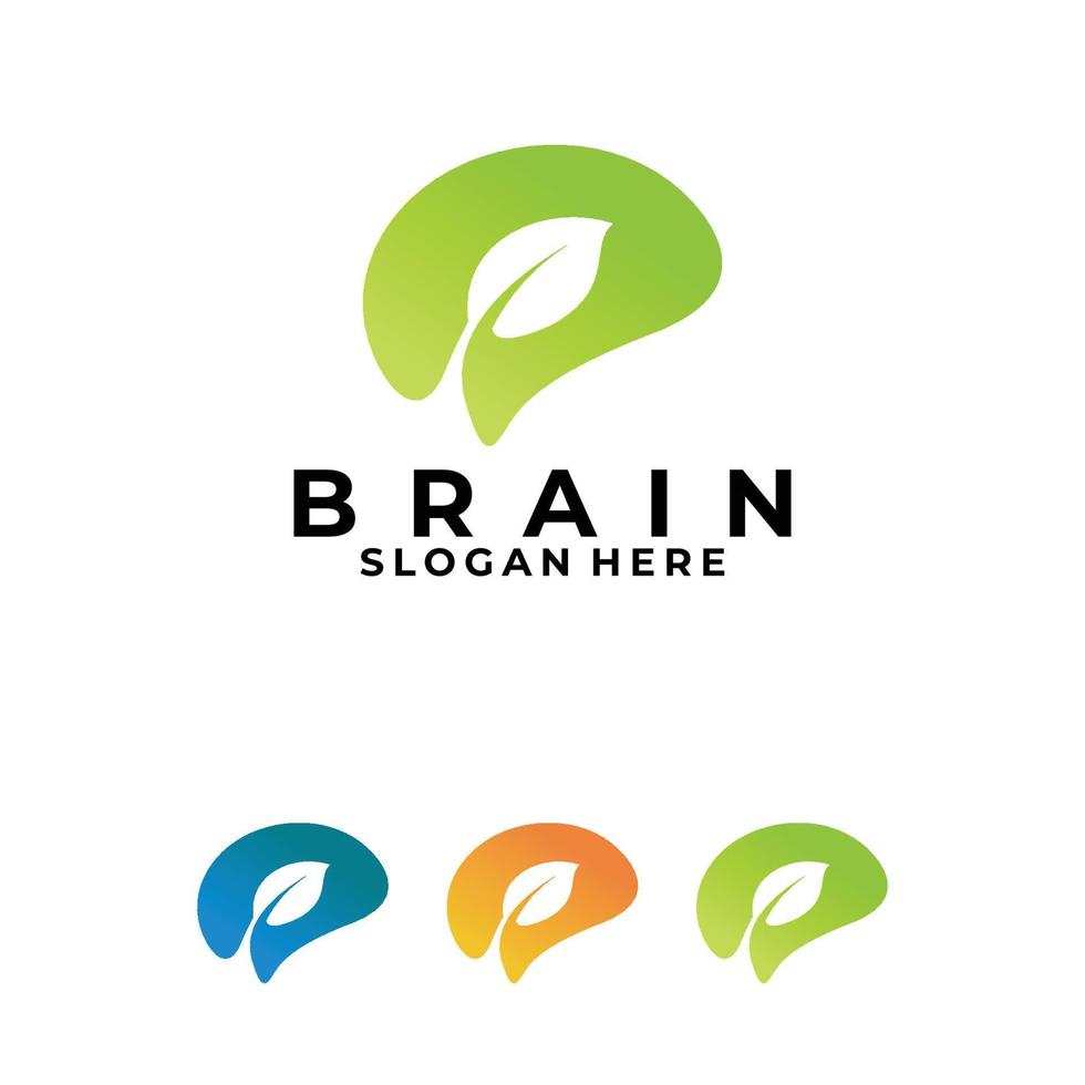 hersenen idee logo icoon vector geïsoleerd