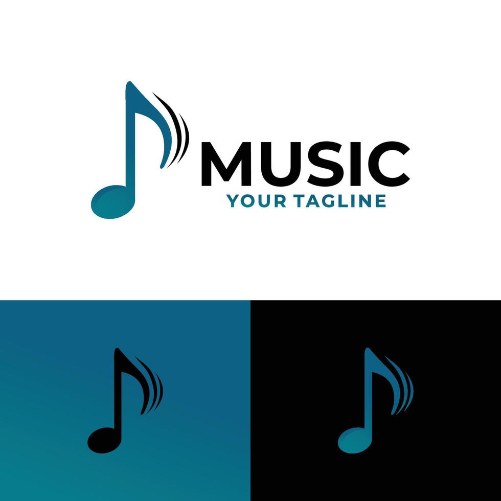 muziek logo pictogram vector geïsoleerd