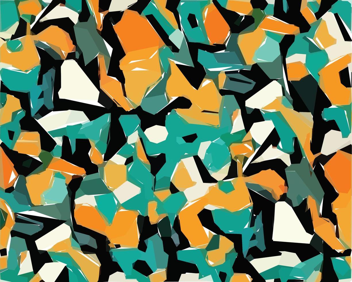 kleurrijk camouflage safari patroon. illustratie voor behang, stoffen, wikkels, ansichtkaarten, groet kaarten, bruiloft uitnodigingen, spandoeken, web. vector