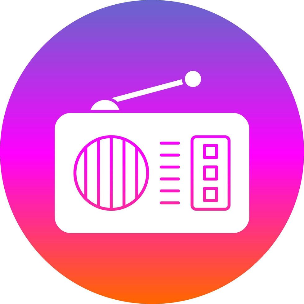 radio vector icoon ontwerp