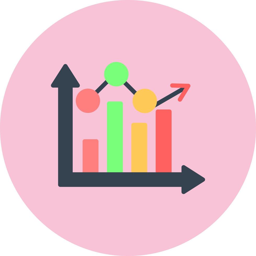 bar diagram vector icoon