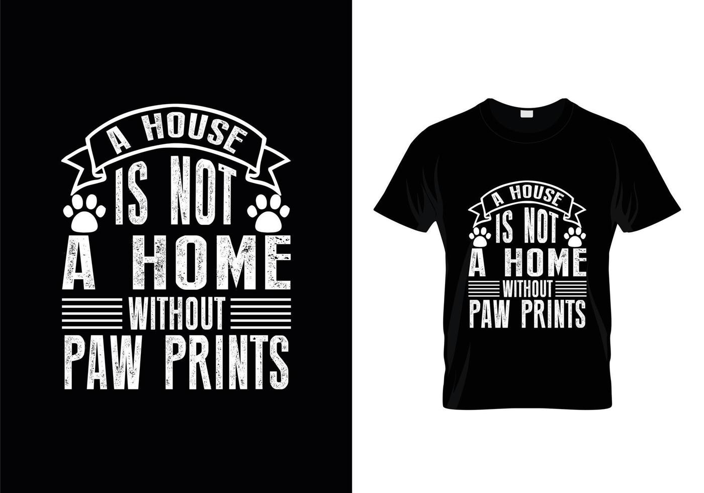 hond typografie t-shirt ontwerp vector