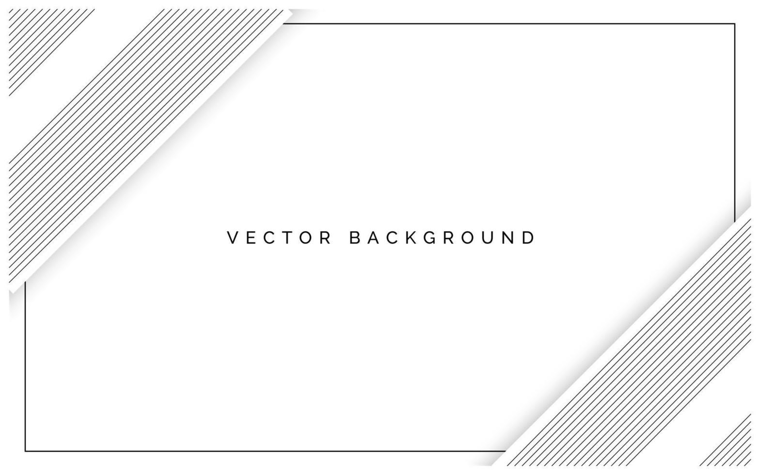 luxe zwart en wit rechthoek achtergrond ontwerp vector