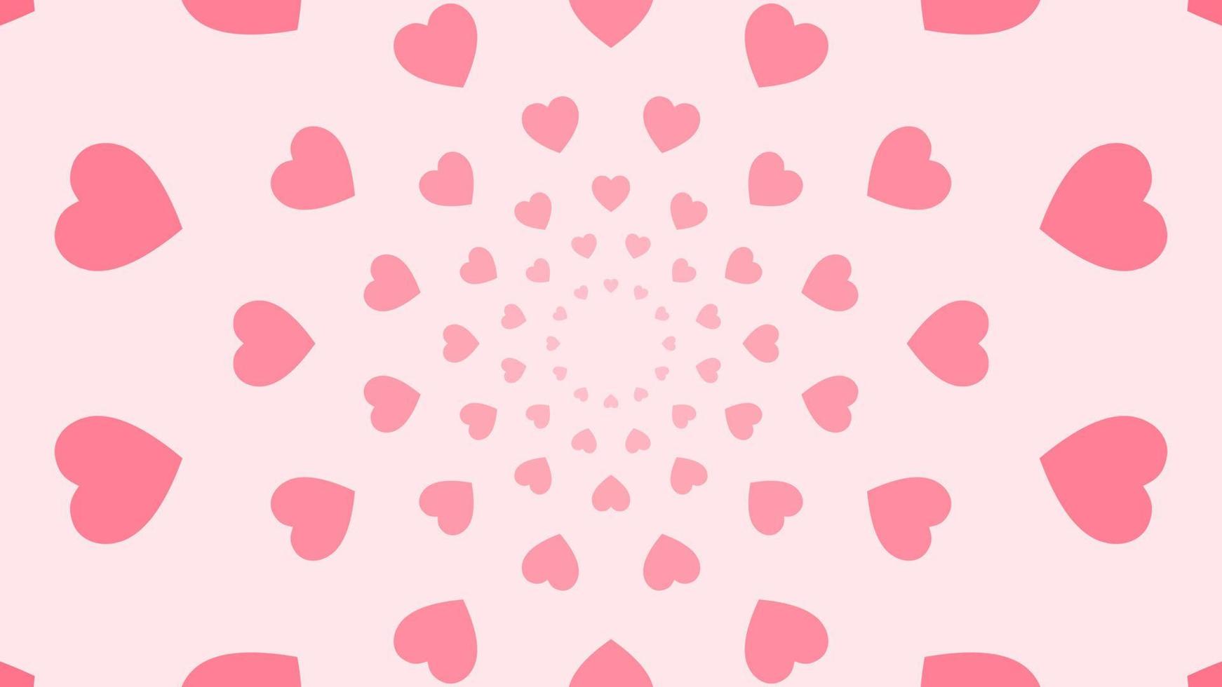 vrij vector hart patroon minnaar roze achtergrond