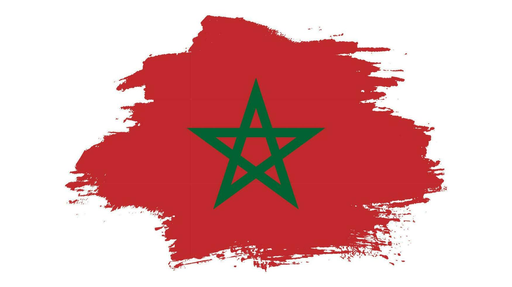 nieuw Marokko grunge vlag ontwerp vector