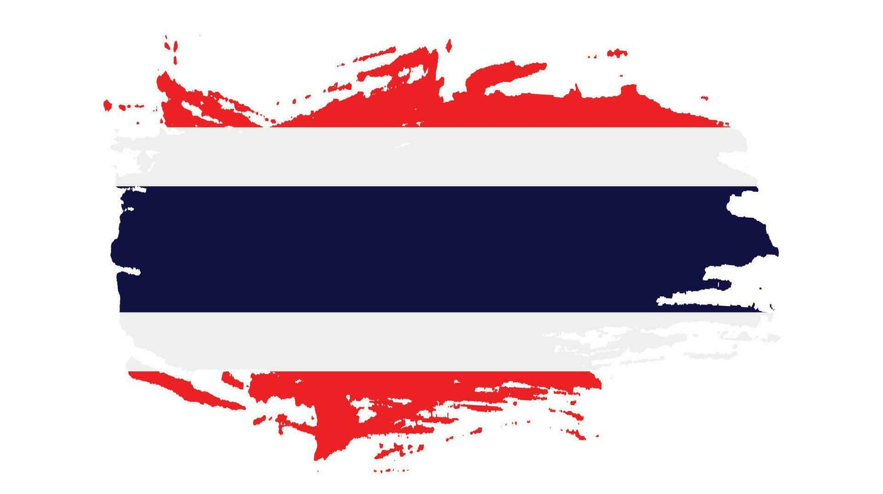 kleurrijk Thailand grunge vlag vector