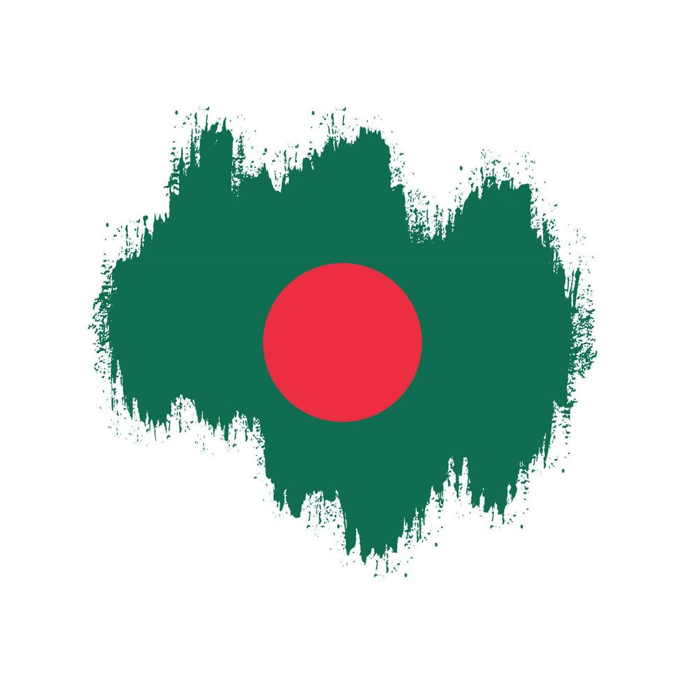 vervaagd Bangladesh grunge vlag vector