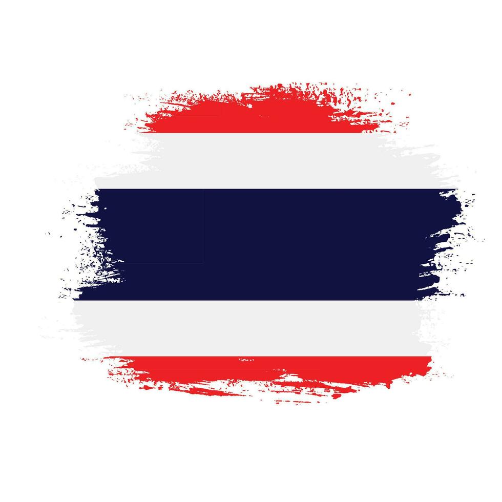 vervaagd verontrust Thailand vlag vector