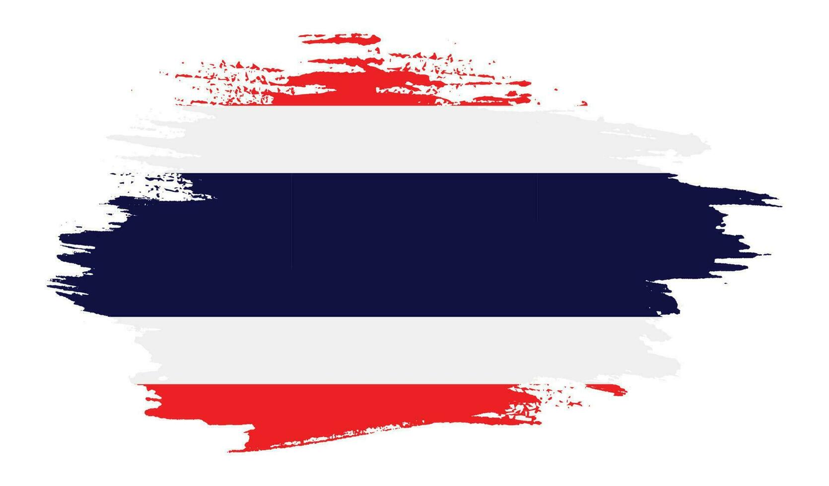 modern borstel beroerte kader Thailand vlag vector