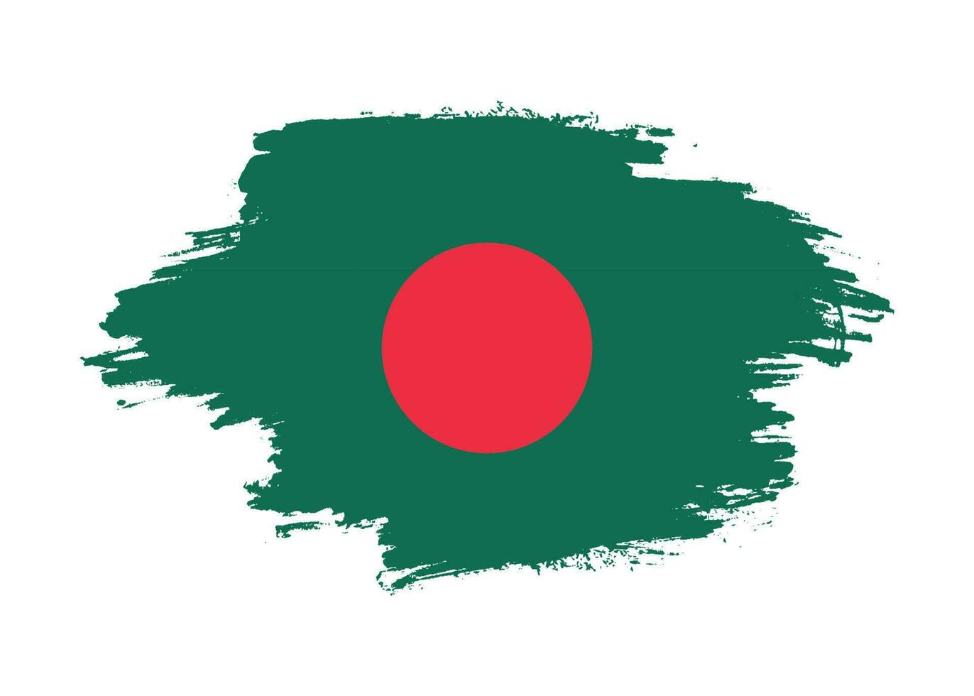 kleurrijk grafisch grunge structuur Bangladesh vlag vector