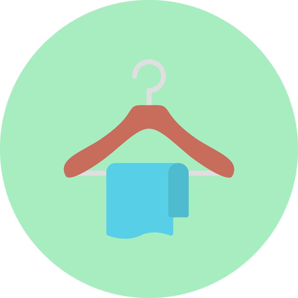 handdoek hanger vector icoon