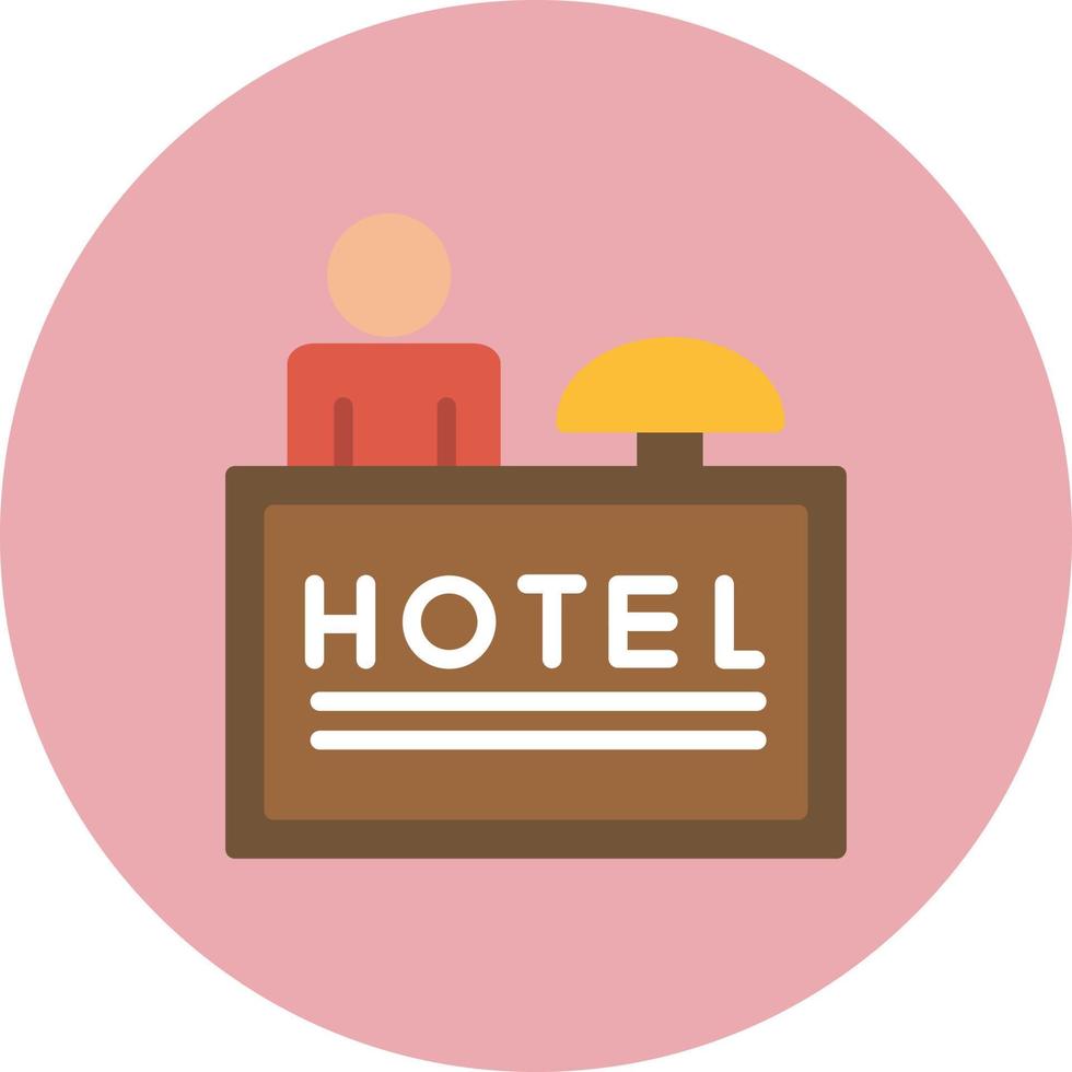 hotel teller vector icoon