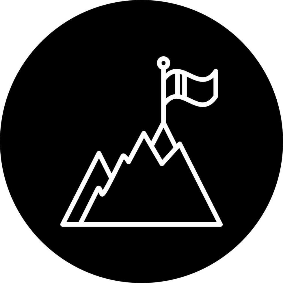 berg vector pictogram