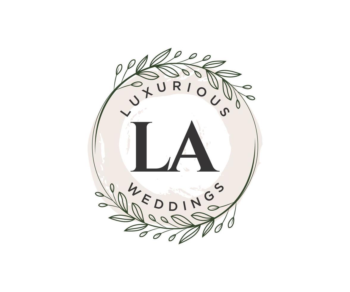 la initialen brief bruiloft monogram logos sjabloon, hand- getrokken modern minimalistisch en bloemen Sjablonen voor uitnodiging kaarten, opslaan de datum, elegant identiteit. vector