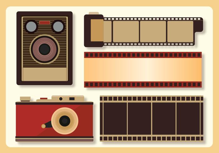 Retro foto Vector Pack