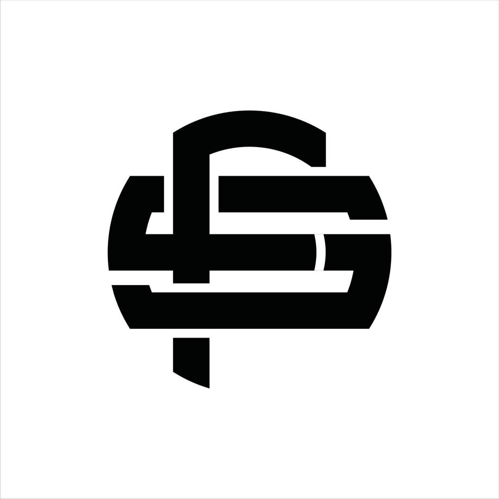 fs logo monogram ontwerp sjabloon vector