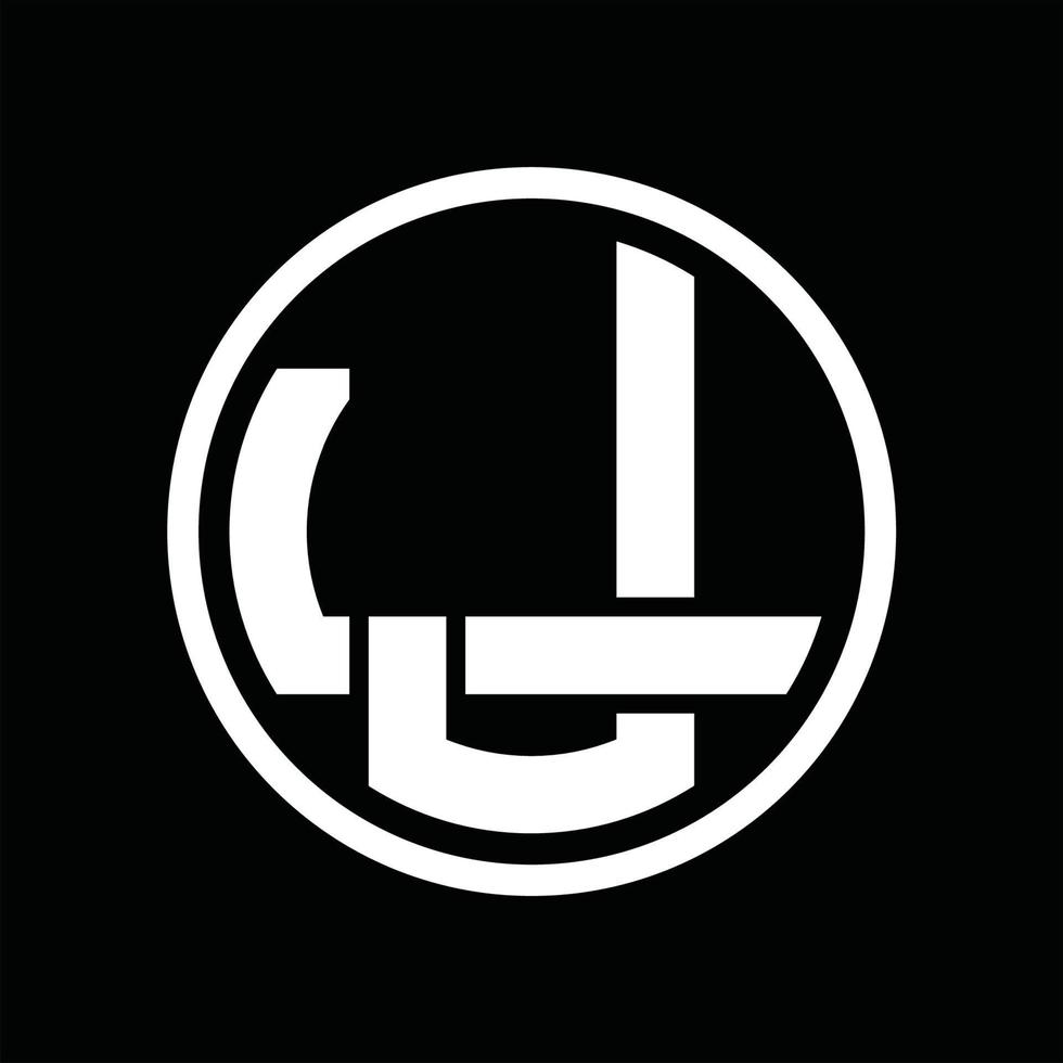 jl logo monogram ontwerp sjabloon vector