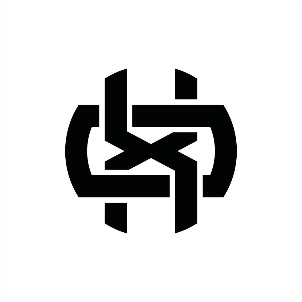 xo logo monogram ontwerp sjabloon vector