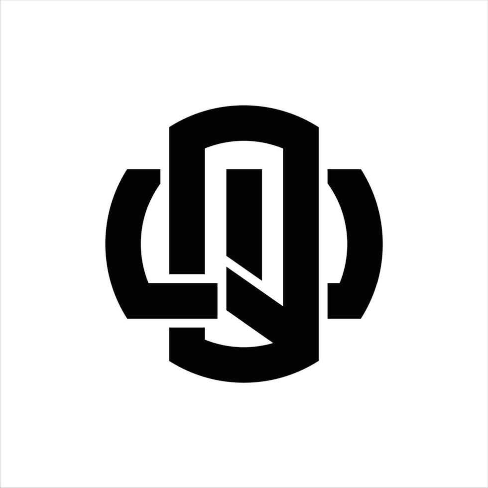 qw logo monogram ontwerp sjabloon vector