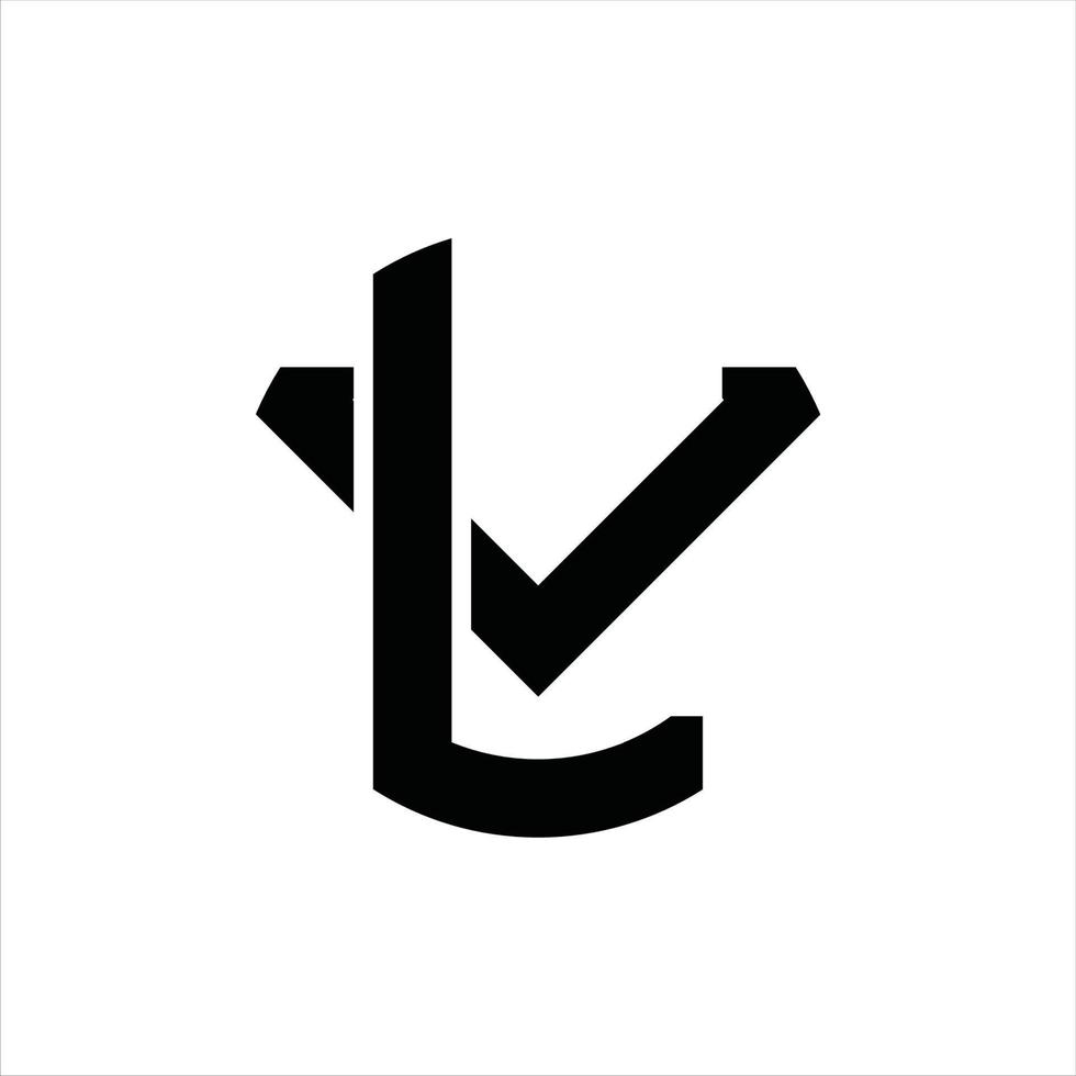 lv logo monogram ontwerp sjabloon vector