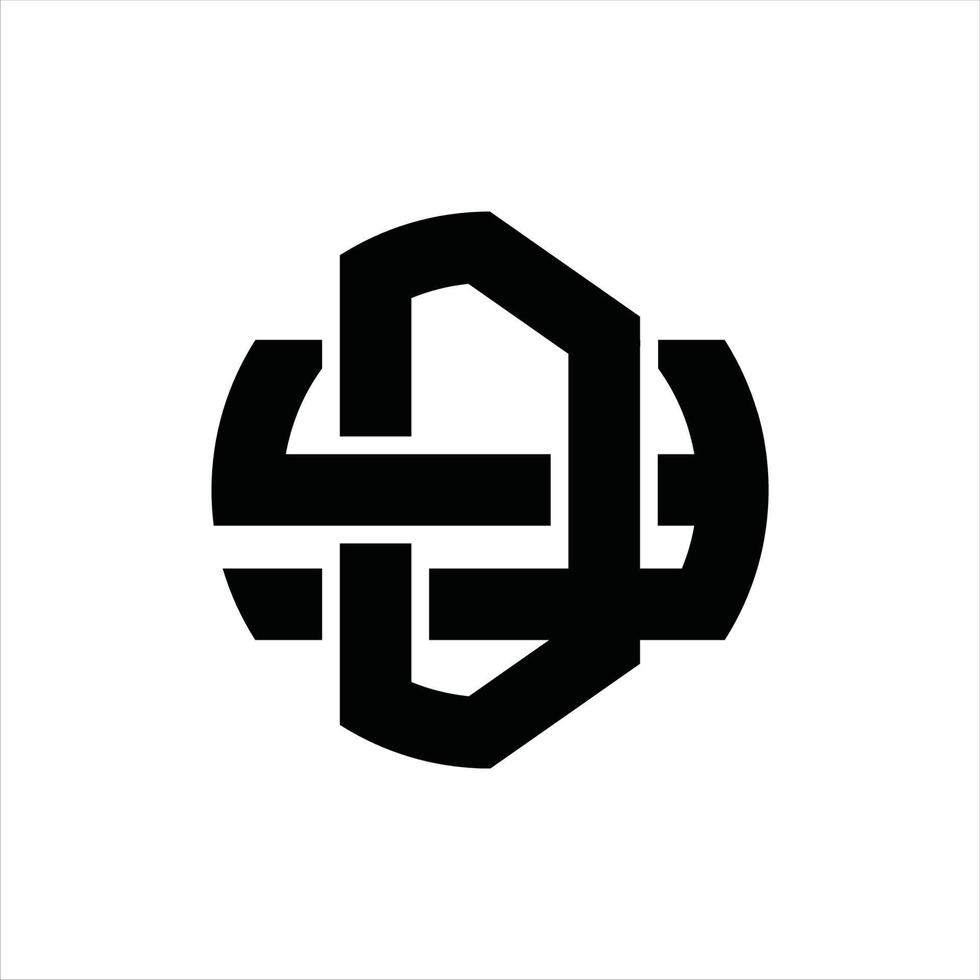 verdorie logo monogram ontwerp sjabloon vector
