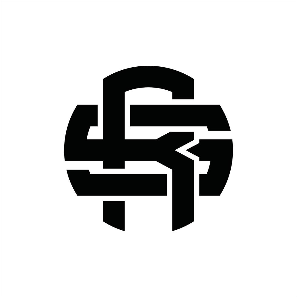 rs logo monogram ontwerp sjabloon vector