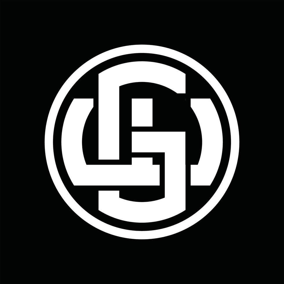 gw logo monogram ontwerp sjabloon vector