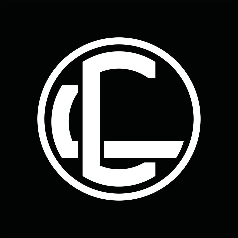 cl logo monogram ontwerp sjabloon vector