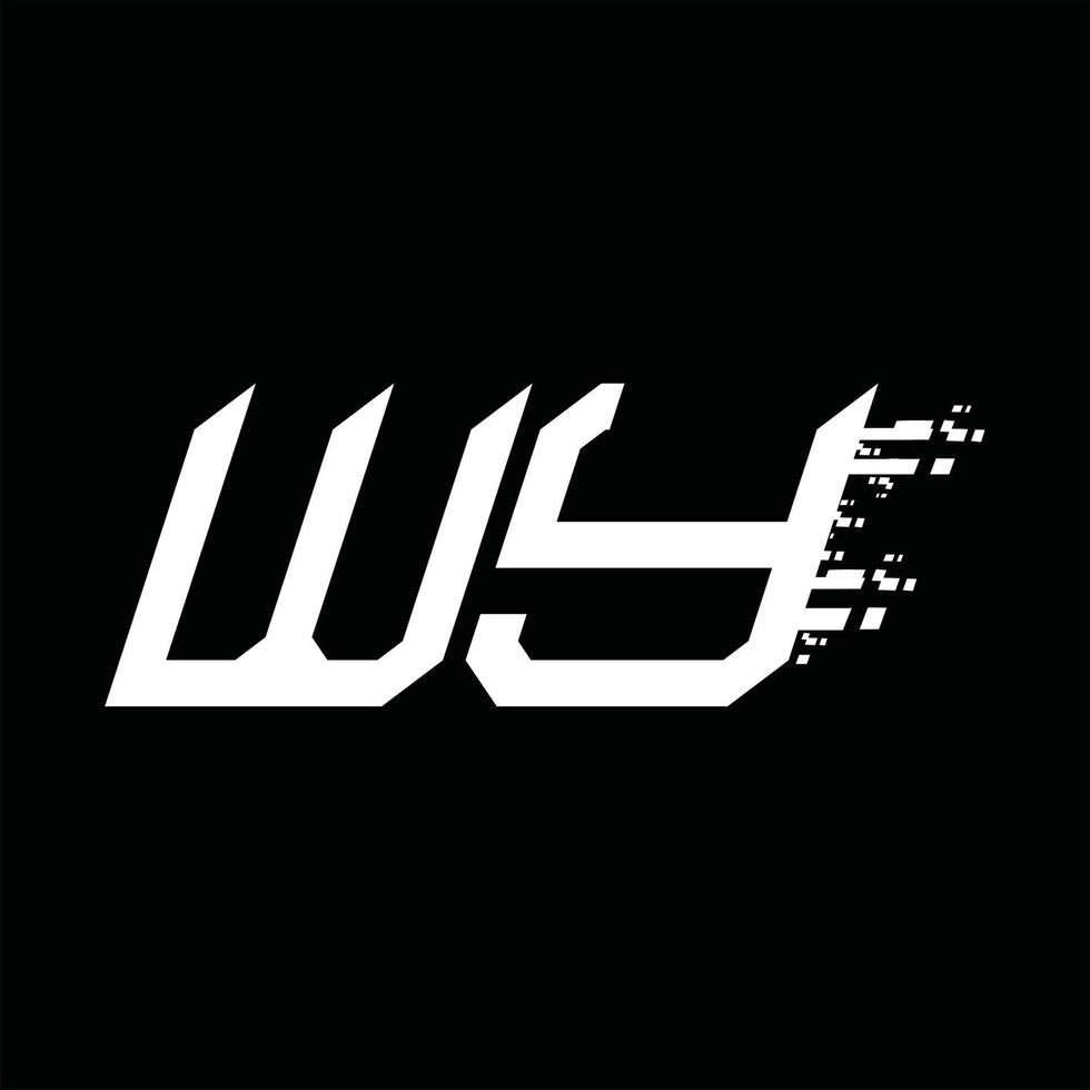 wy logo monogram abstract snelheid technologie ontwerp sjabloon vector