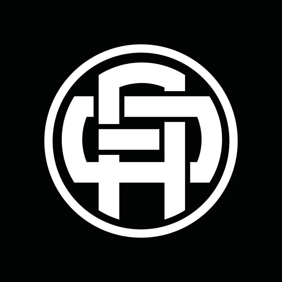 oa logo monogram ontwerp sjabloon vector