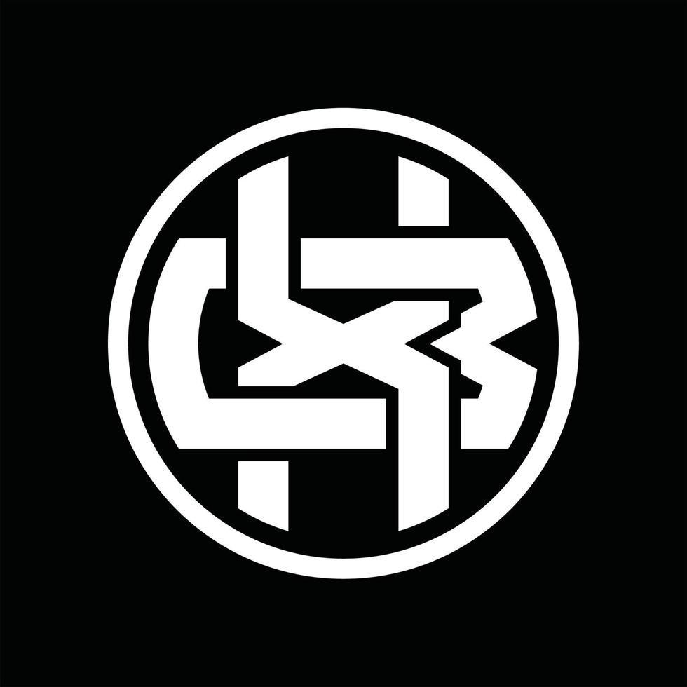 xb logo monogram ontwerp sjabloon vector